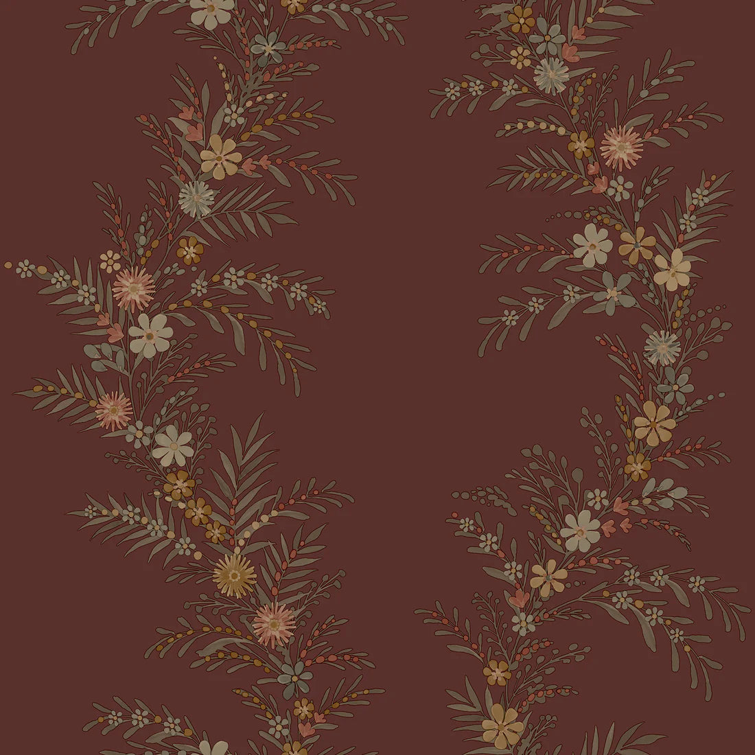 Chris Loves Julia Posy Peel and Stick Wallpaper