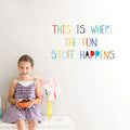 Fun Stuff Wall Decals