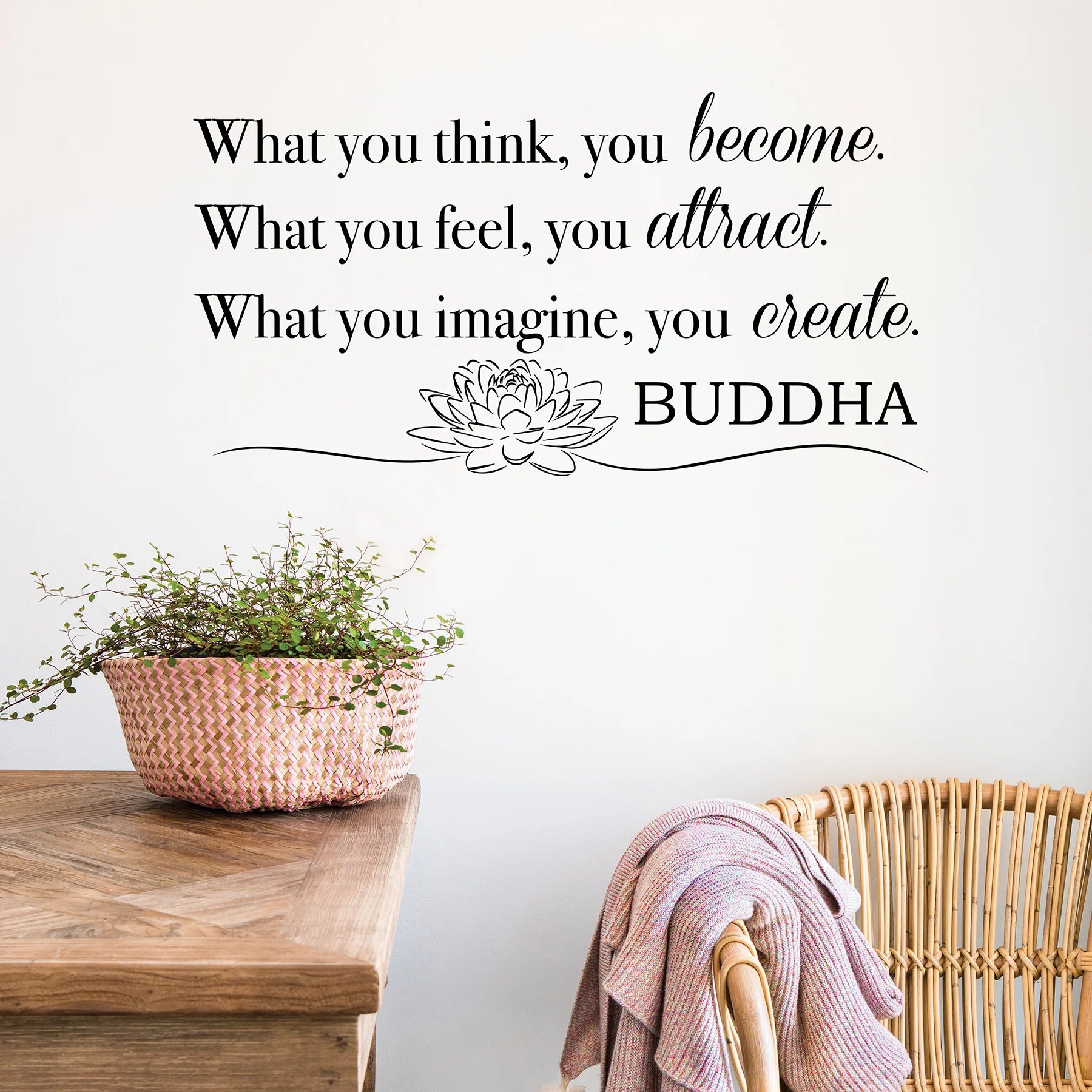 Become What You Think Wall Decals