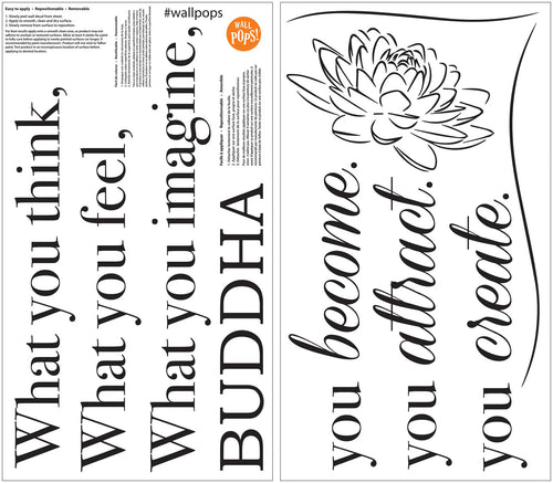 Become What You Think Wall Decals