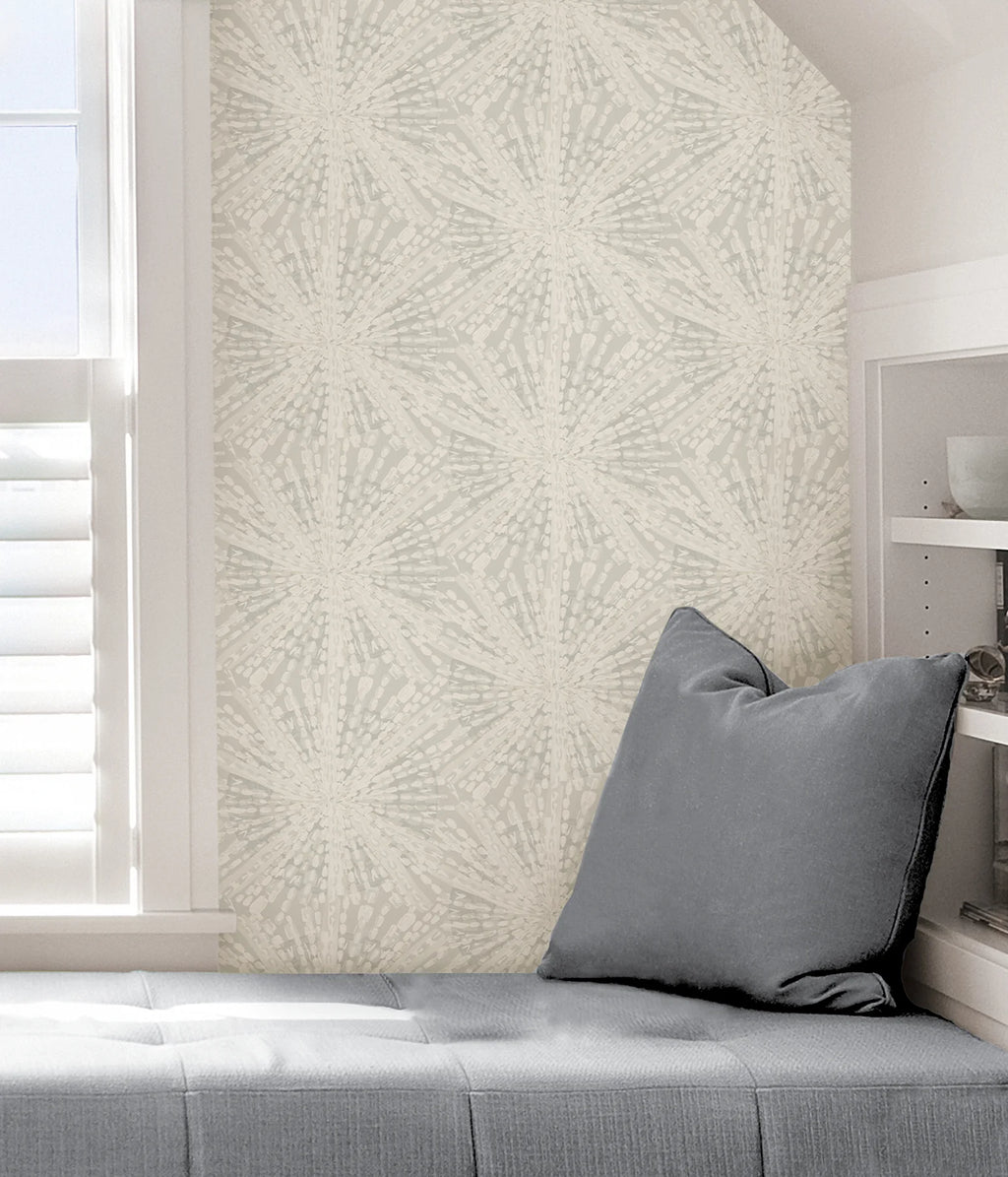 LiLi WhittWhitt Sunburst Peel and Stick Wallpaper