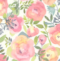 Peachy Keen Peel and Stick Wallpaper
