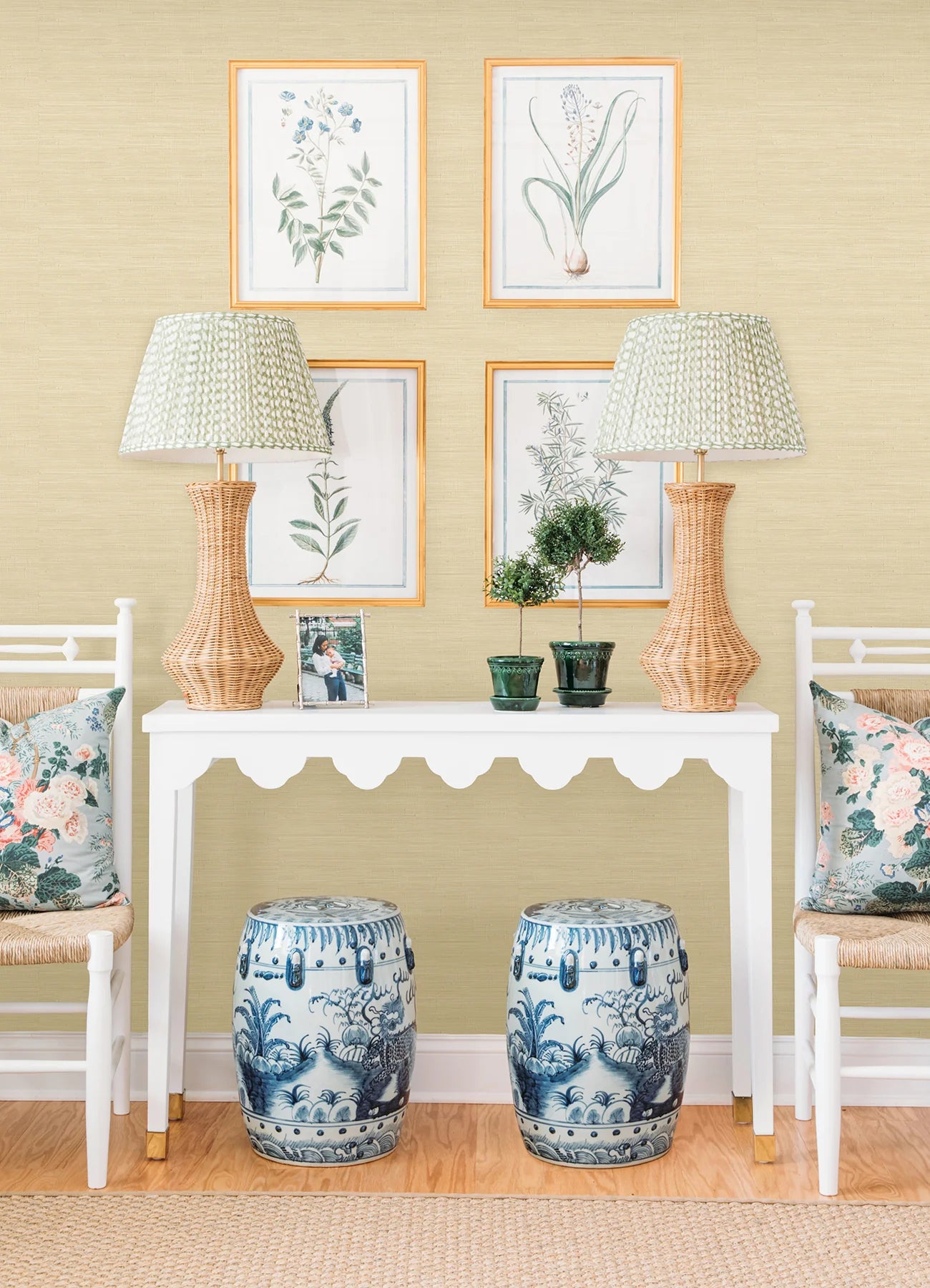 Society Social Classic Faux Grasscloth Peel and Stick Wallpaper