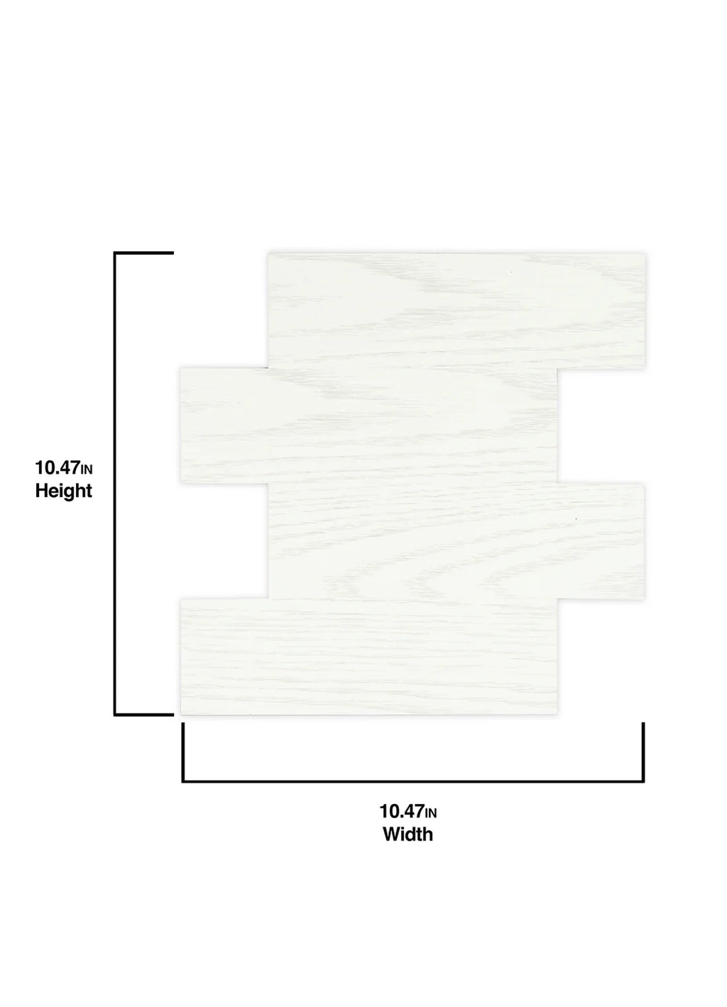 Faux Wood Whitewash Peel and Stick Wall Tiles